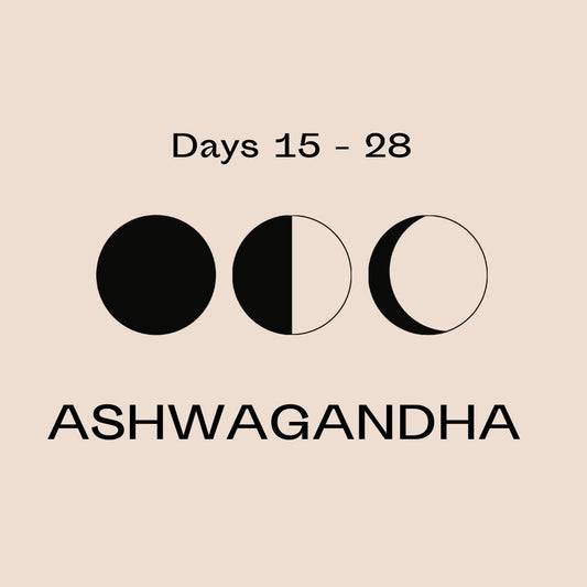 Learn how ashwagandha can support the second half of the cycle